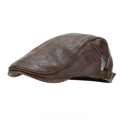 Timeless Brown Leather Hat