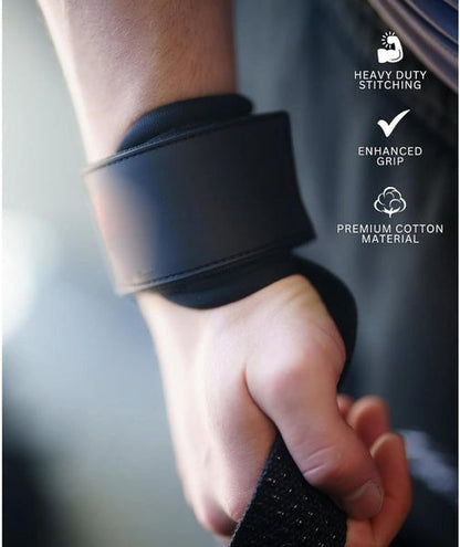 Strong Gym Lifting Straps with D-Ring Grip Support