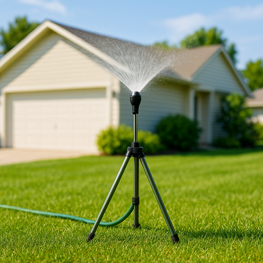 Easy Rotate 360° Metal Lawn Sprinkler System