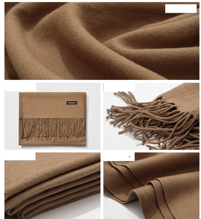 Cozy Black and White Winter Scarf for Women
