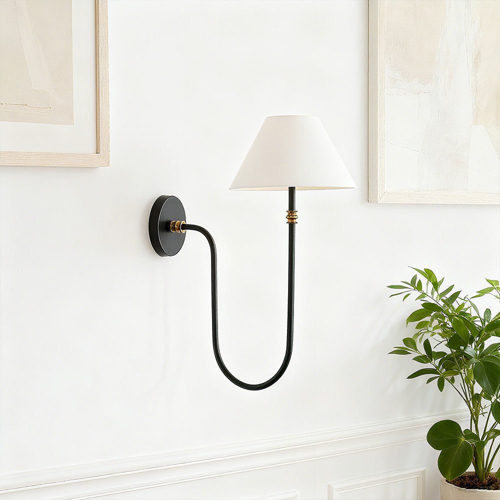 Modern Fabric Shade Wall Lamp - Cofik