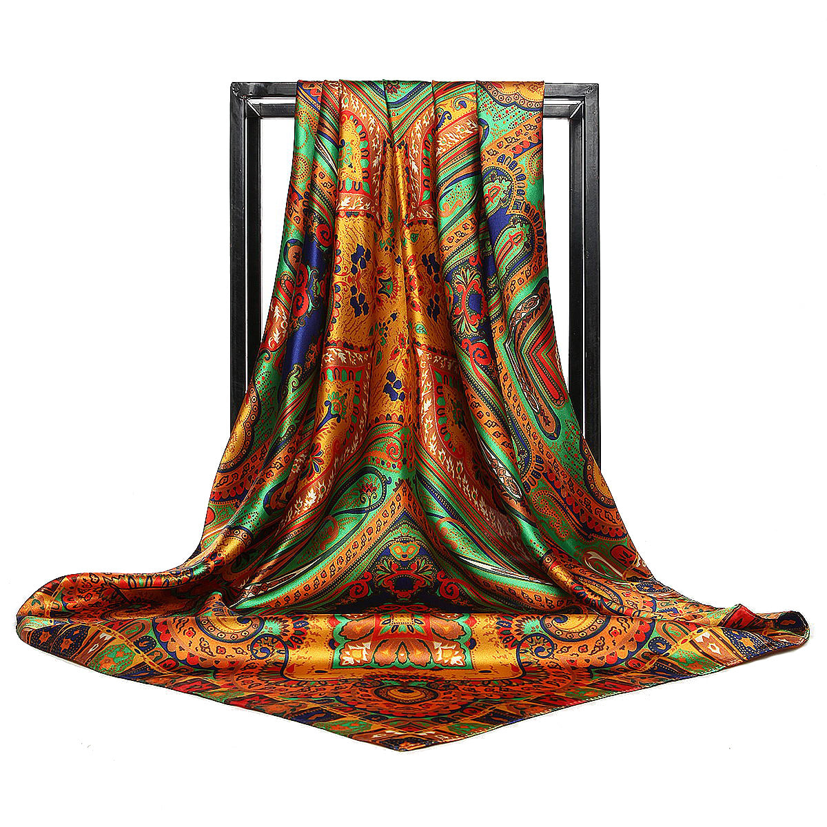 Big Soft Lightweight Square Silk Scarf