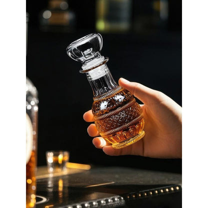 Small Antique Glass Wine Decanter