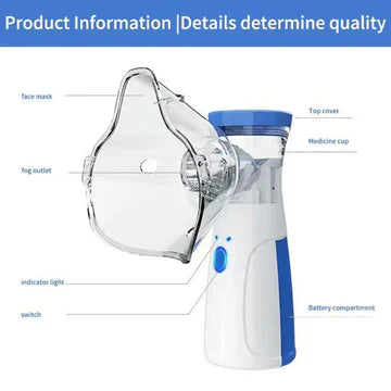 Compact Travel Mini Nebulizer for Adults & Kids
