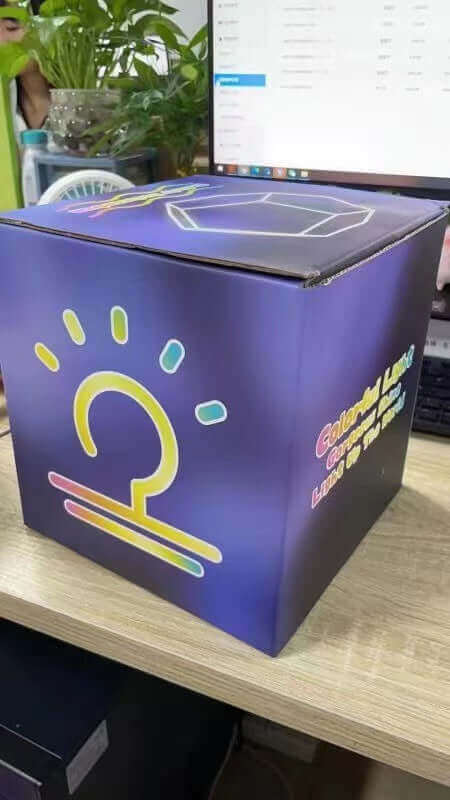 Unique Colorful Mini Geometric Night Light