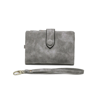 Compact Ladies Leather Tri Fold Wallet