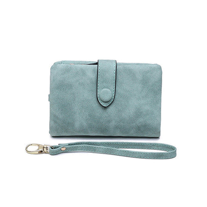 Compact Ladies Leather Tri Fold Wallet