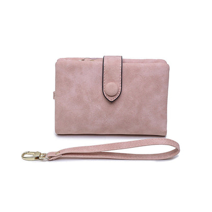 Compact Ladies Leather Tri Fold Wallet