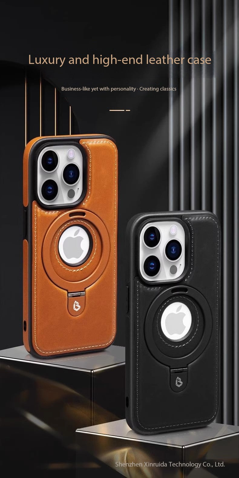 Premium Leather Phone Case for 17 Pro Max - Cofik