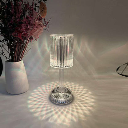 Romantic Floral Nightstand Table Lamp with Soft Glow