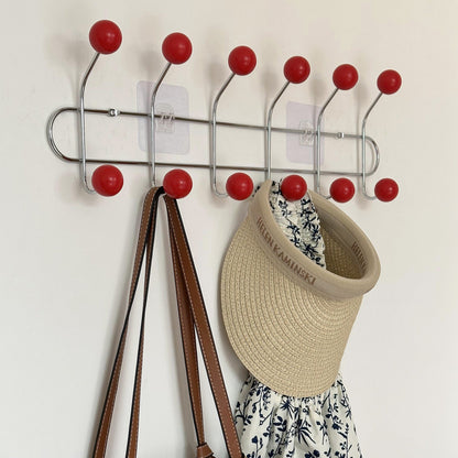 Hidden Iron Coat Hook with Storage
