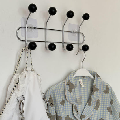 Hidden Iron Coat Hook with Storage