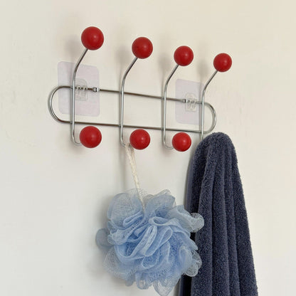 Hidden Iron Coat Hook with Storage