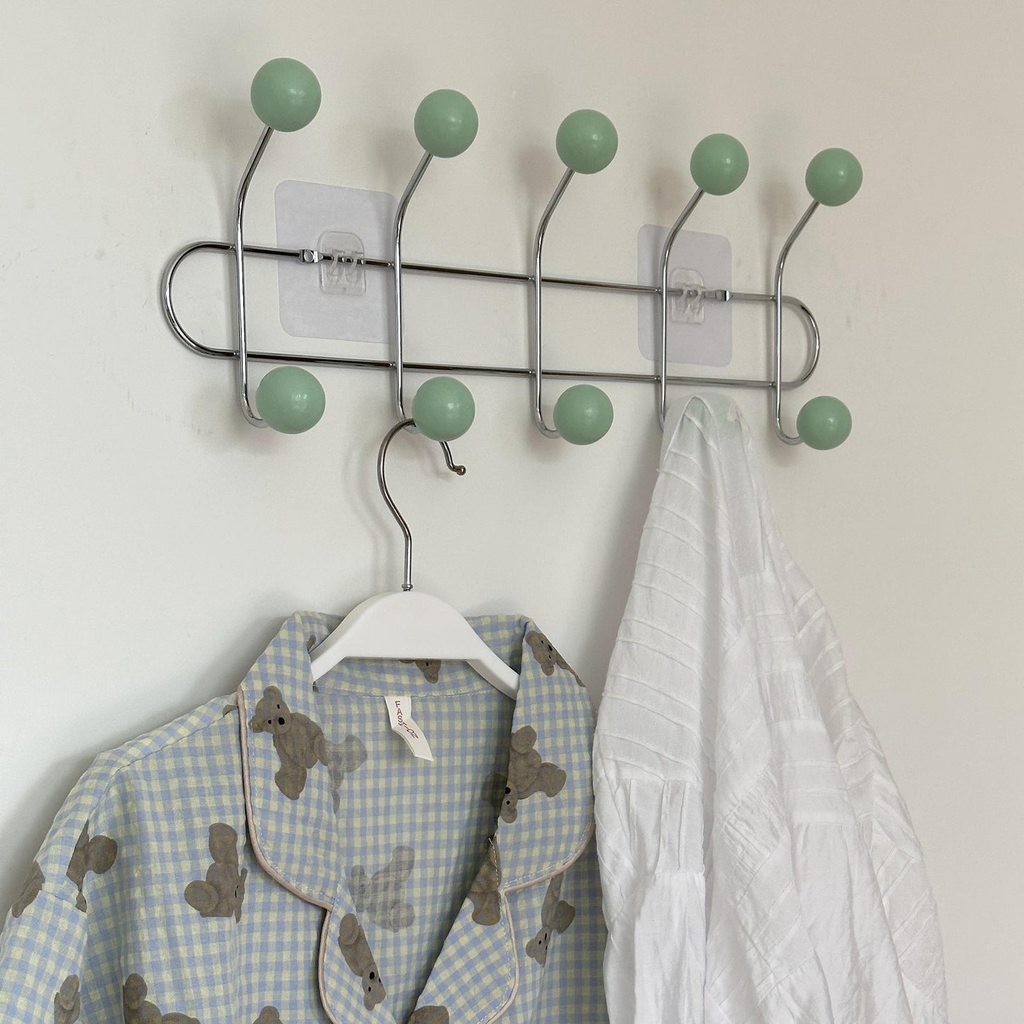 Hidden Iron Coat Hook with Storage