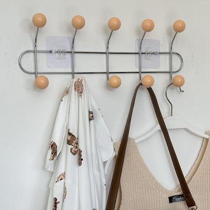 Hidden Iron Coat Hook with Storage