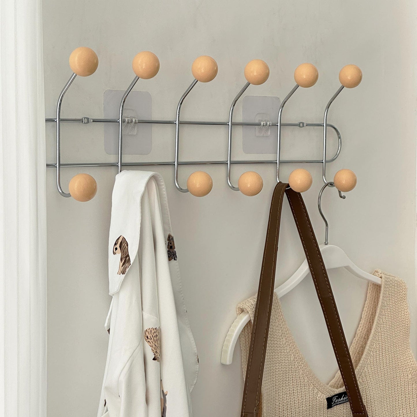 Hidden Iron Coat Hook with Storage