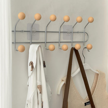 Hidden Iron Coat Hook with Storage