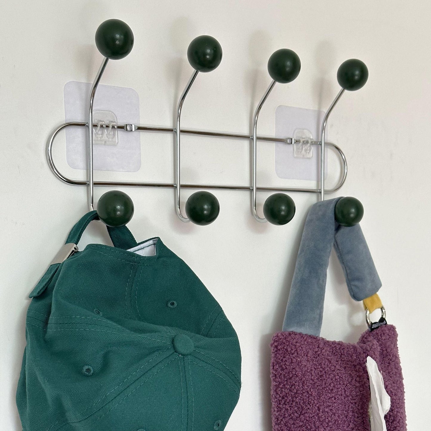 Hidden Iron Coat Hook with Storage