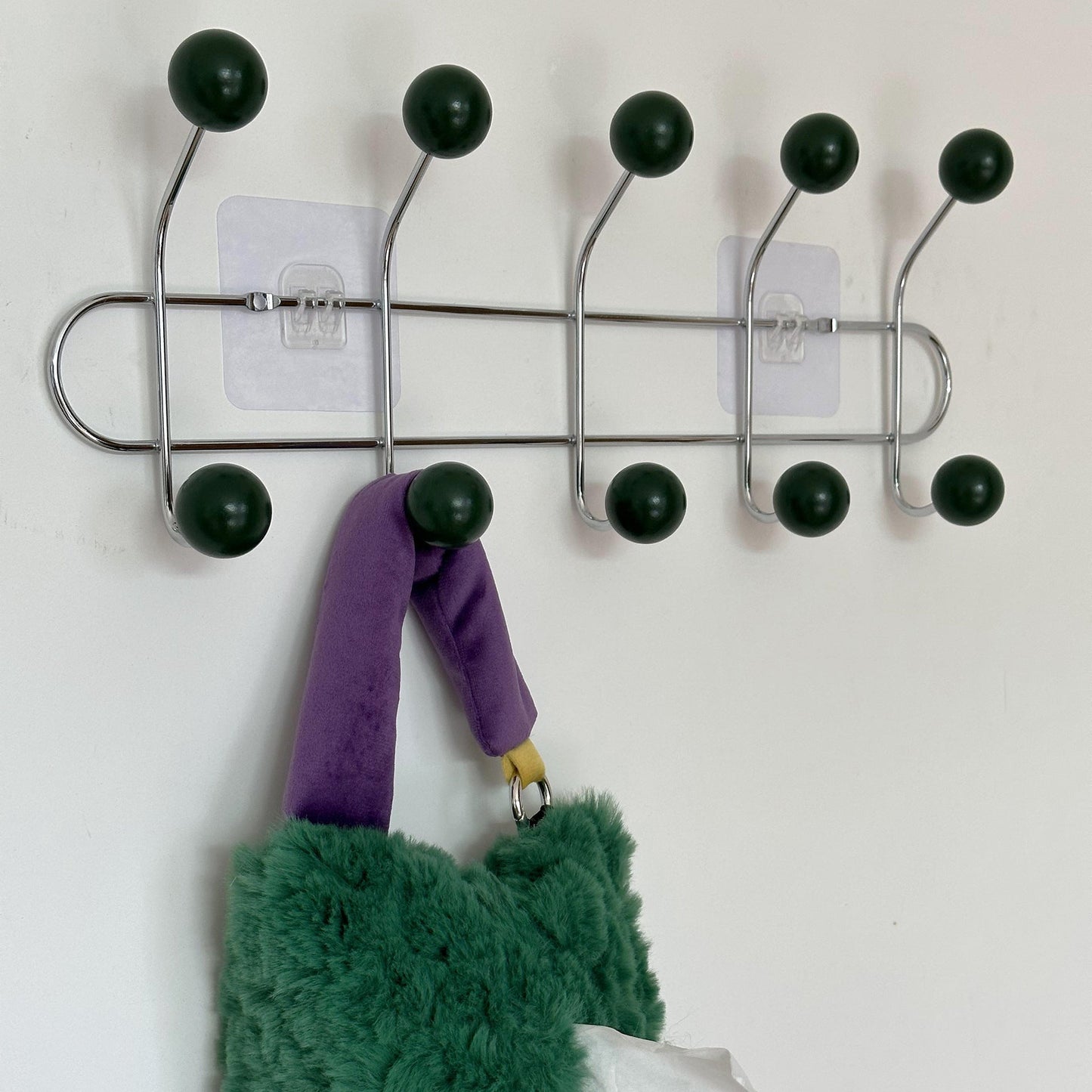 Hidden Iron Coat Hook with Storage