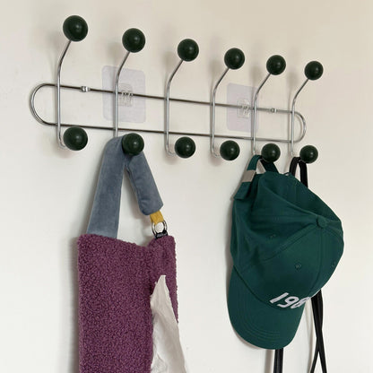 Hidden Iron Coat Hook with Storage