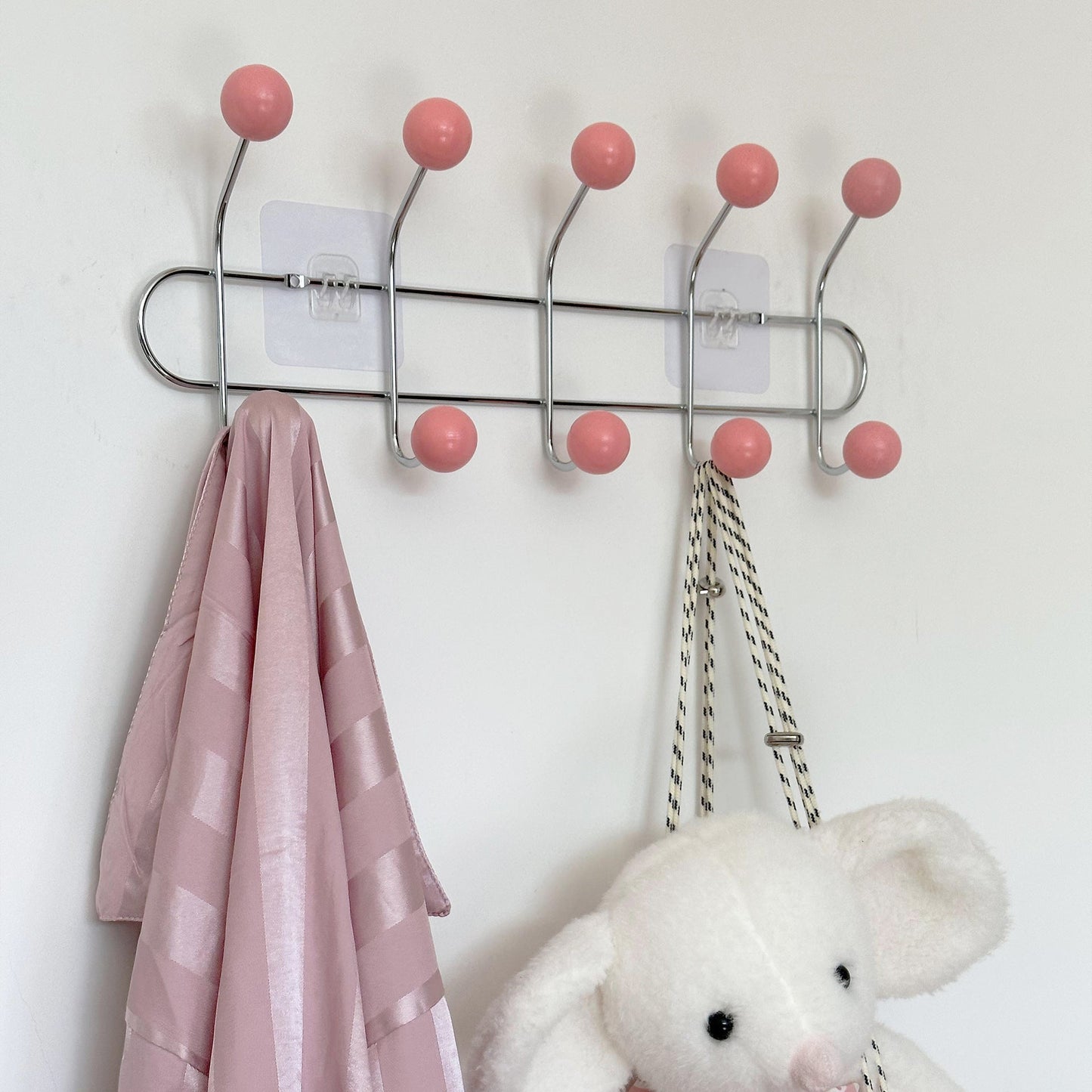 Hidden Iron Coat Hook with Storage