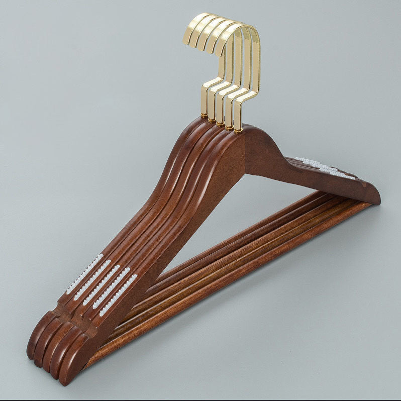 Sturdy Wooden Clothes Hanger Natural Solid Drying Rack