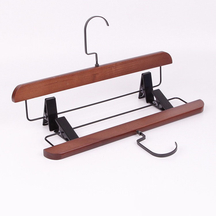 Sturdy Wooden Clothes Hanger Natural Solid Drying Rack