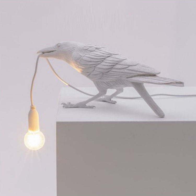 Unique Bird Shaped Table Lamp Decor