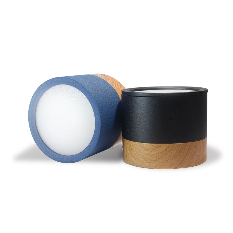 Recessed Wooden LED Downlight 12W Adjustable Color