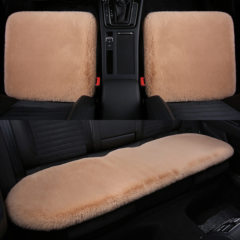 Warm Short Plush Rabbit Car Seat Pad