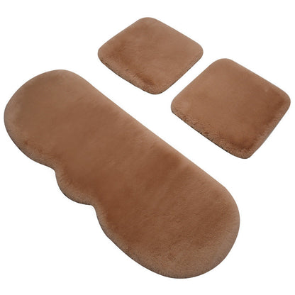 Warm Short Plush Rabbit Car Seat Pad