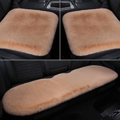 Warm Short Plush Rabbit Car Seat Pad