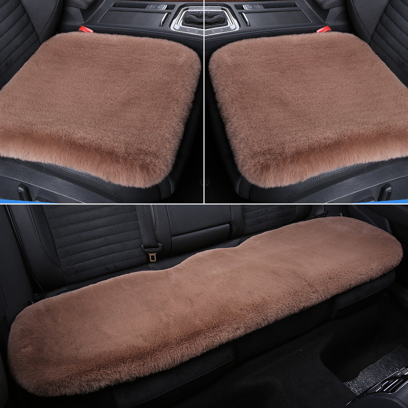 Warm Short Plush Rabbit Car Seat Pad