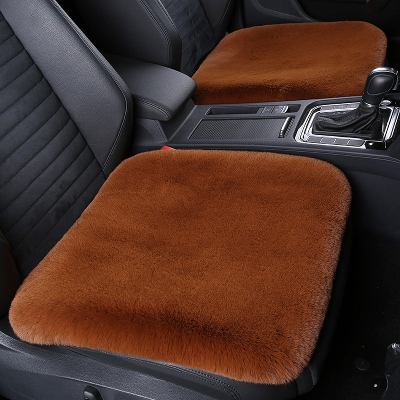 Warm Short Plush Rabbit Car Seat Pad