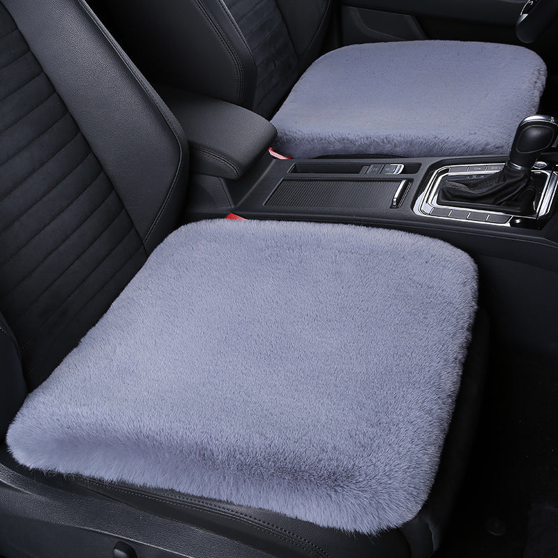 Warm Short Plush Rabbit Car Seat Pad