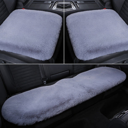 Warm Short Plush Rabbit Car Seat Pad