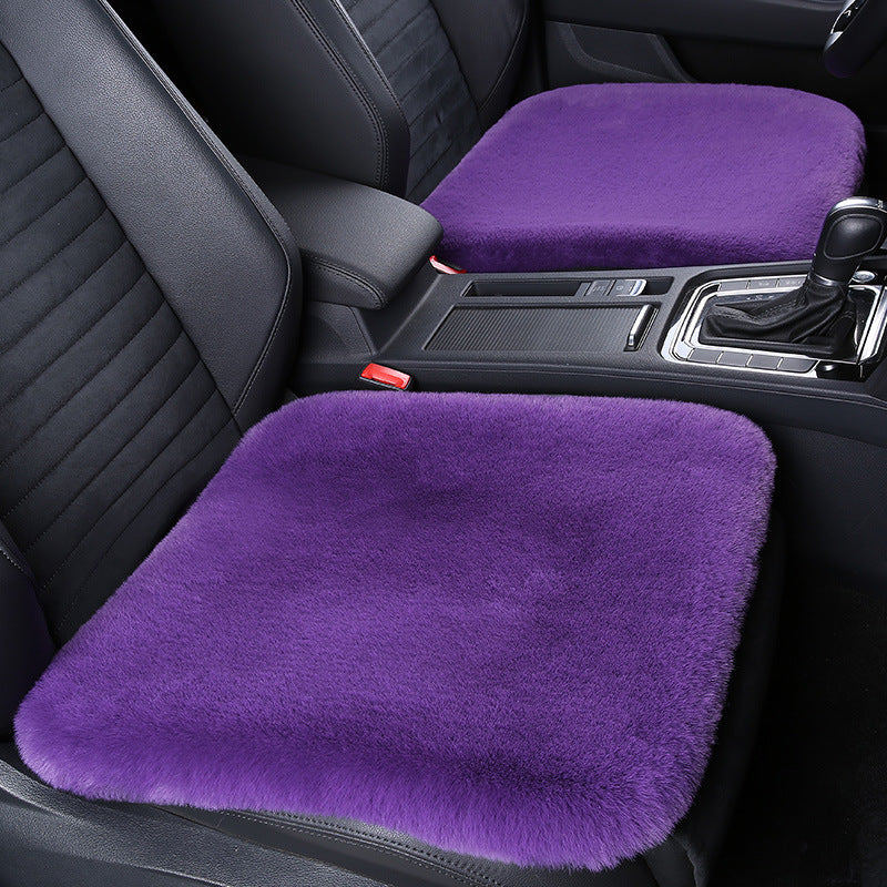 Warm Short Plush Rabbit Car Seat Pad