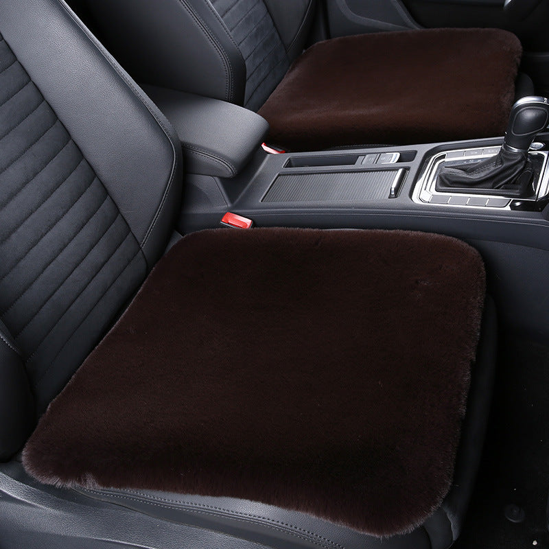 Warm Short Plush Rabbit Car Seat Pad