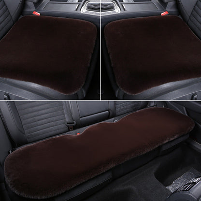 Warm Short Plush Rabbit Car Seat Pad
