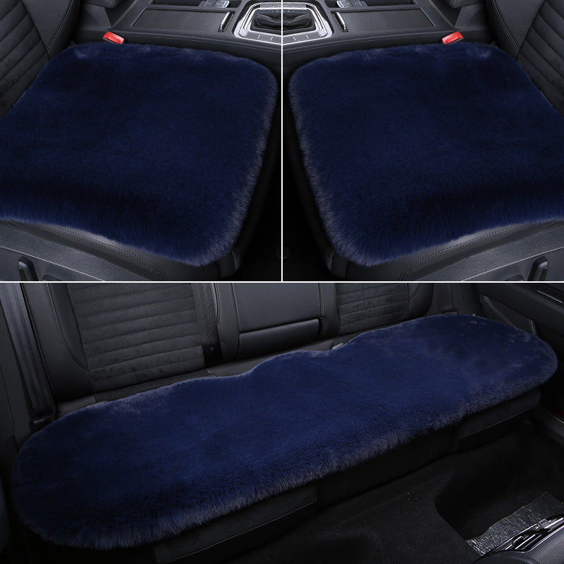Warm Short Plush Rabbit Car Seat Pad
