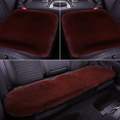 Warm Short Plush Rabbit Car Seat Pad