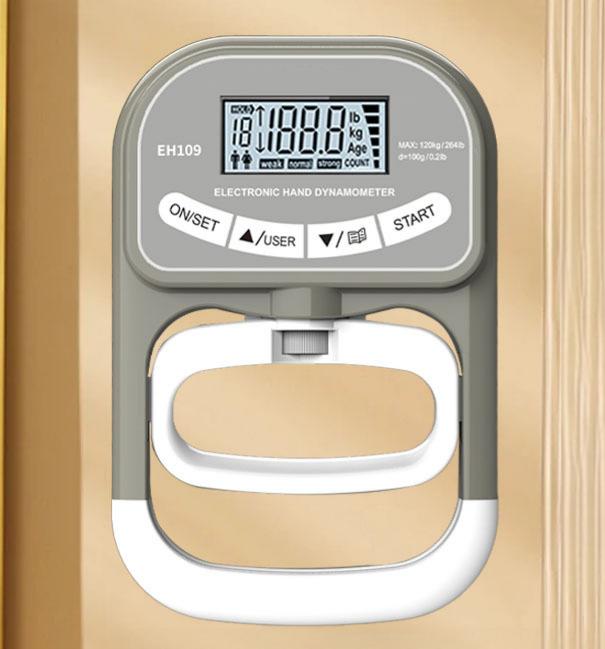 Compact Hand Grip Strength Tester for Fitness Training
