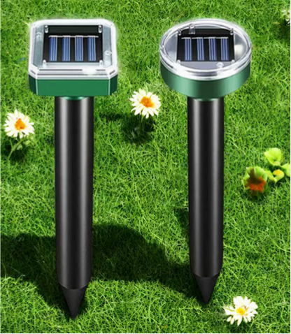Outdoor Solar Powered Rodent Repeller Device