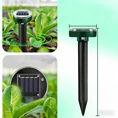Outdoor Solar Powered Rodent Repeller Device