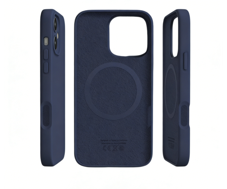Soft Flexible Magnetic Phone Case with Easy Charging