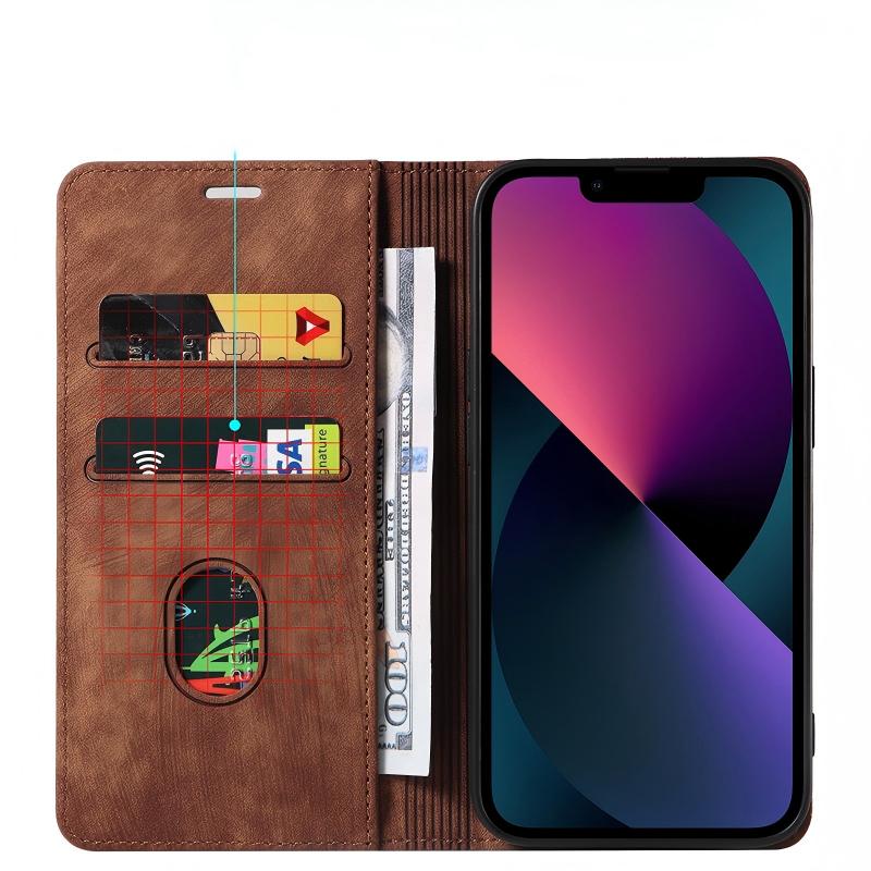 Premium Leather Smart Flip Phone Case - Cofik