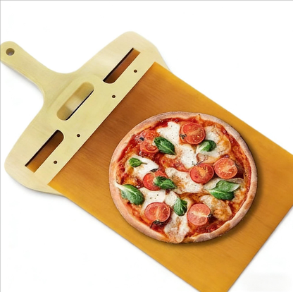 Compact Wooden Pizza Peel Spatula