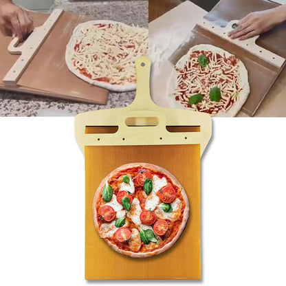 Compact Wooden Pizza Peel Spatula