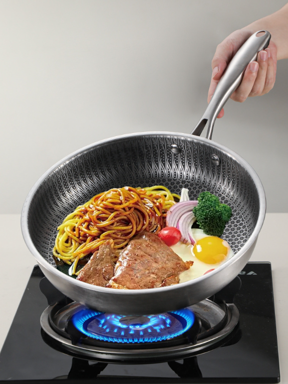 Durable Metal Anti-stick Cook Pan