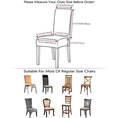 Durable Elastic Seat Cover for Dining Chairs